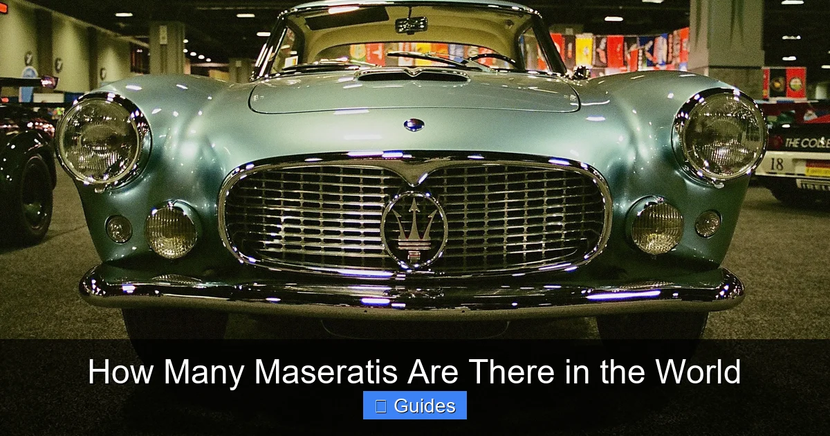 How Many Maseratis Are There in the World