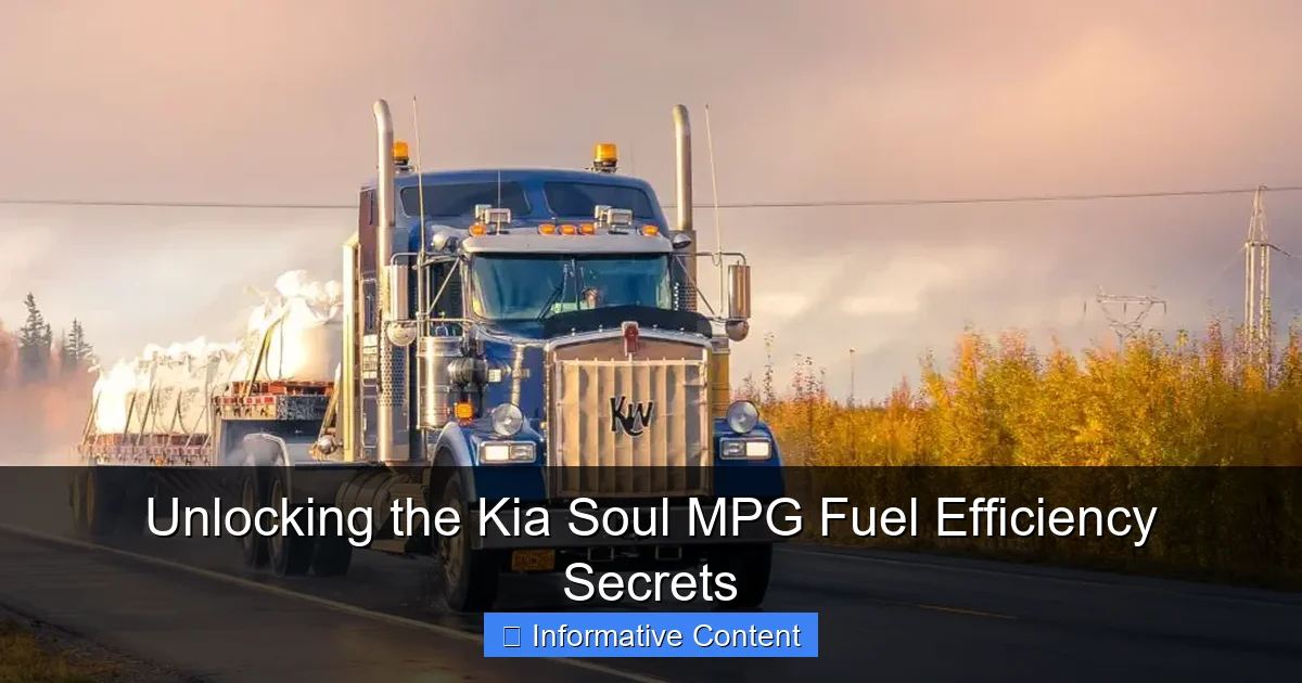 Unlocking the Kia Soul MPG Fuel Efficiency Secrets