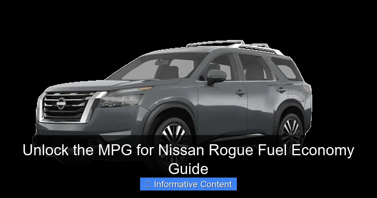 Unlock the MPG for Nissan Rogue Fuel Economy Guide