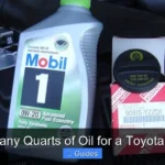 How Many Quarts of Oil for a Toyota Camry