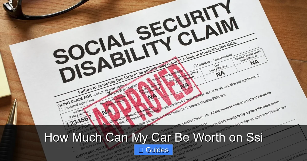 How Much Can My Car Be Worth on Ssi
