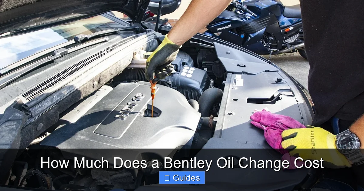 How Much Does a Bentley Oil Change Cost