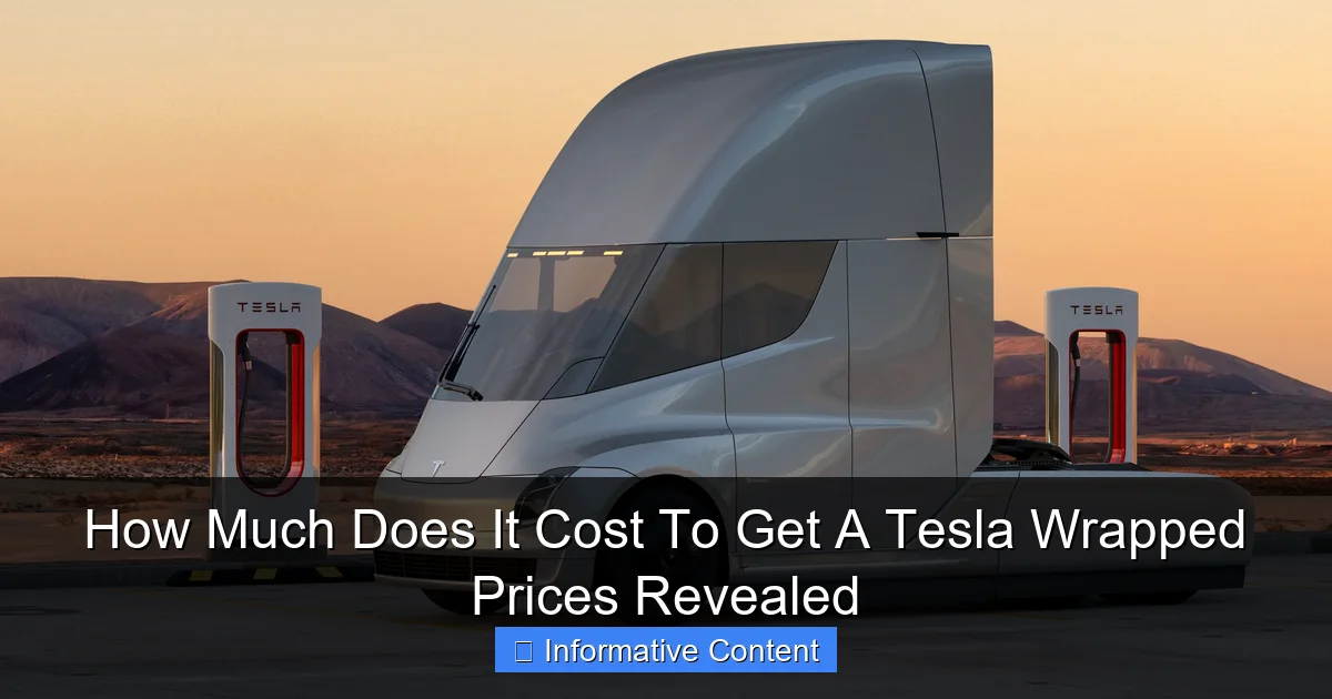 How Much Does It Cost To Get A Tesla Wrapped Prices Revealed