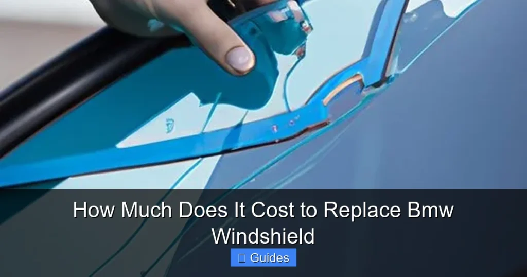 How Much Does It Cost to Replace Bmw Windshield