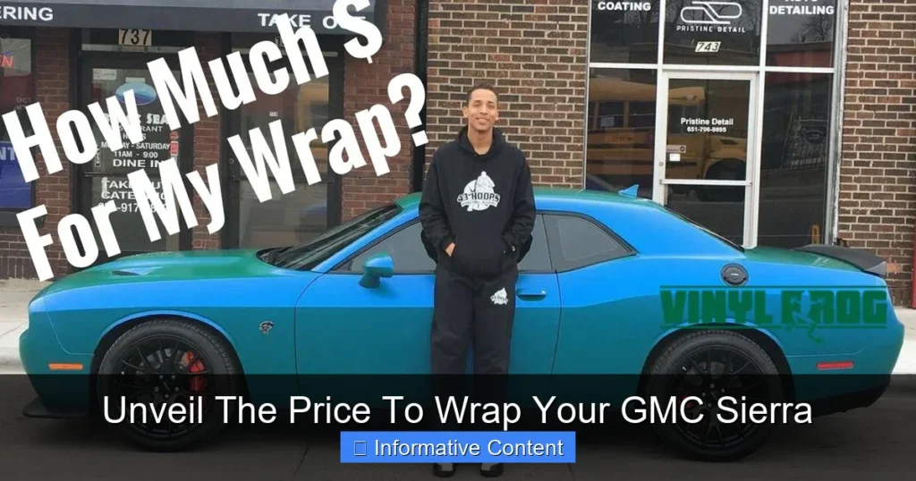 Unveil The Price To Wrap Your GMC Sierra