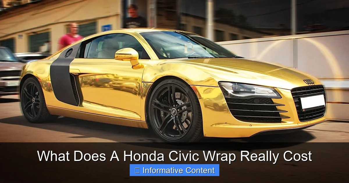 What Does A Honda Civic Wrap Really Cost