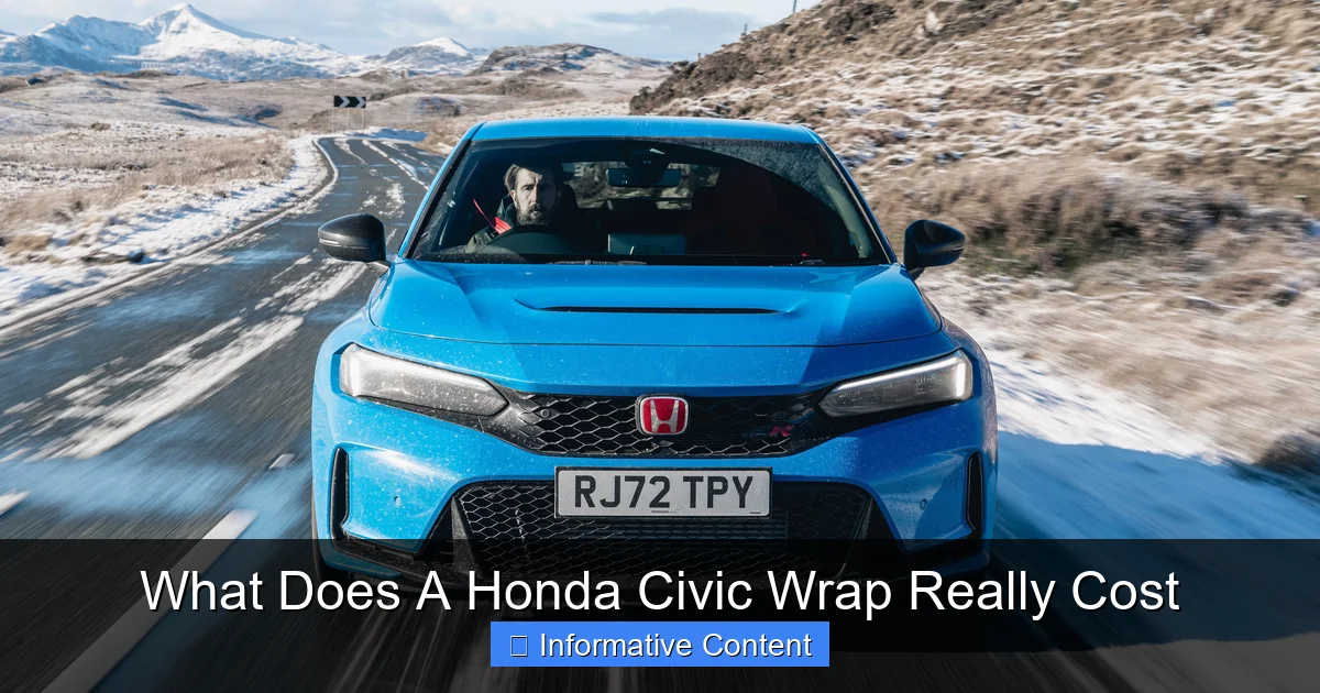 What Does A Honda Civic Wrap Really Cost