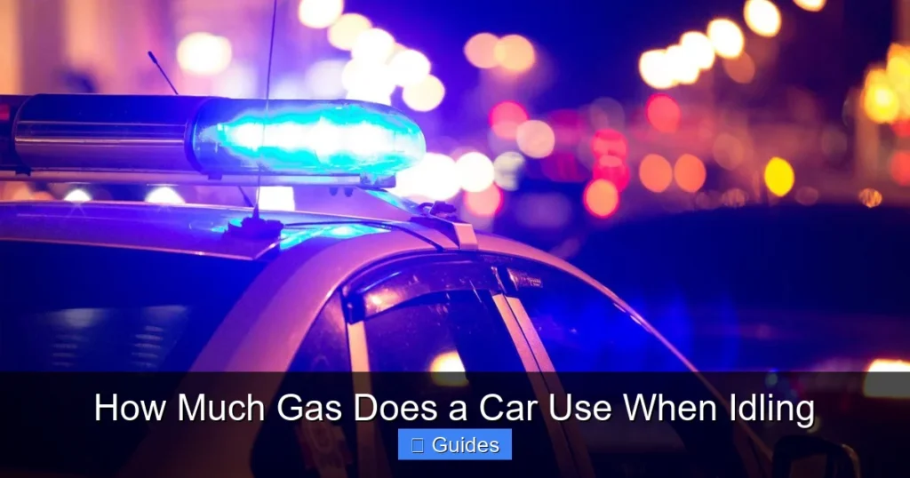 How Much Gas Does a Car Use When Idling