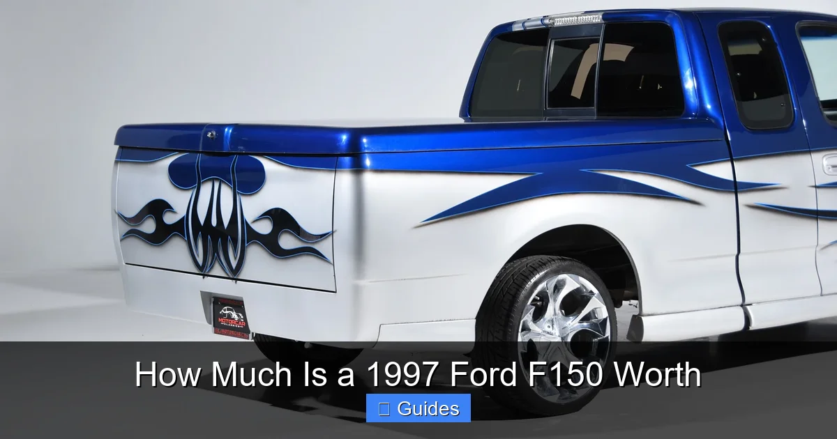 How Much Is a 1997 Ford F150 Worth