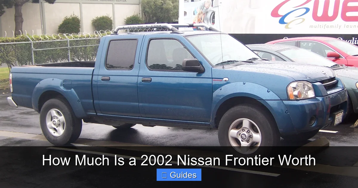 How Much Is a 2002 Nissan Frontier Worth