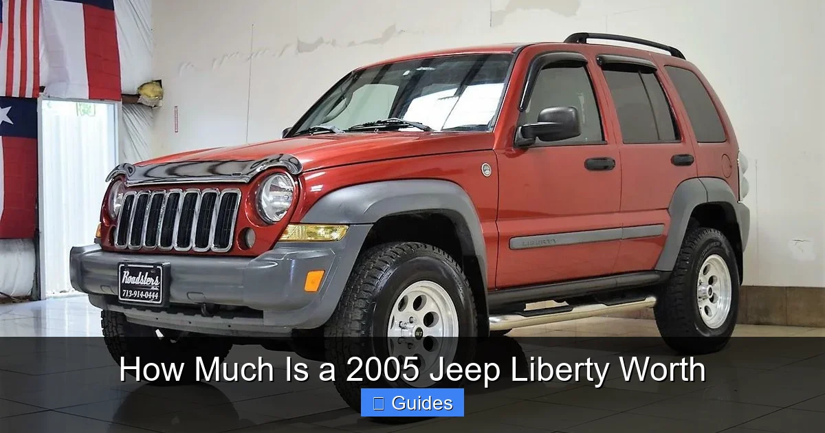 How Much Is a 2005 Jeep Liberty Worth
