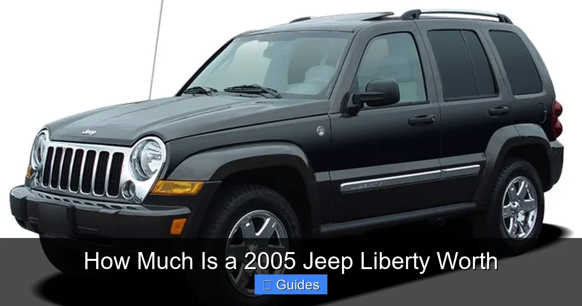 How Much Is a 2005 Jeep Liberty Worth
