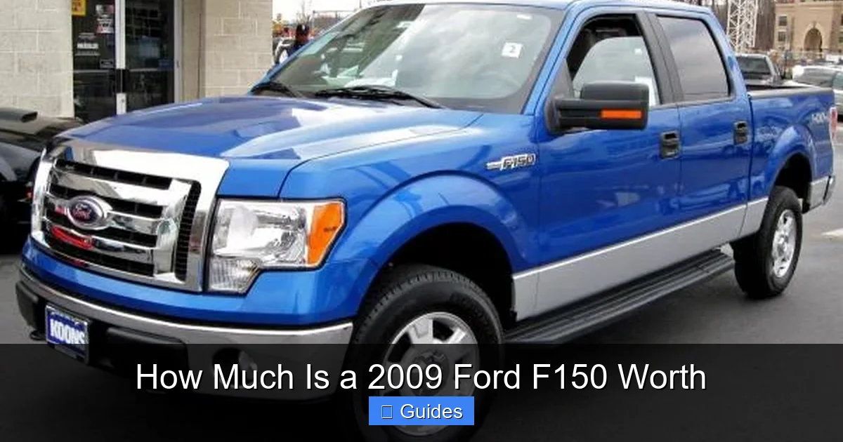 How Much Is a 2009 Ford F150 Worth