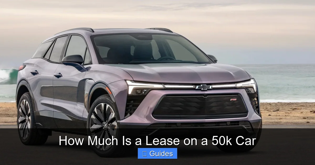 How Much Is a Lease on a 50k Car