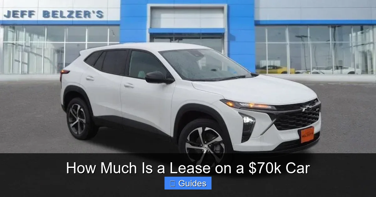 How Much Is a Lease on a $70k Car