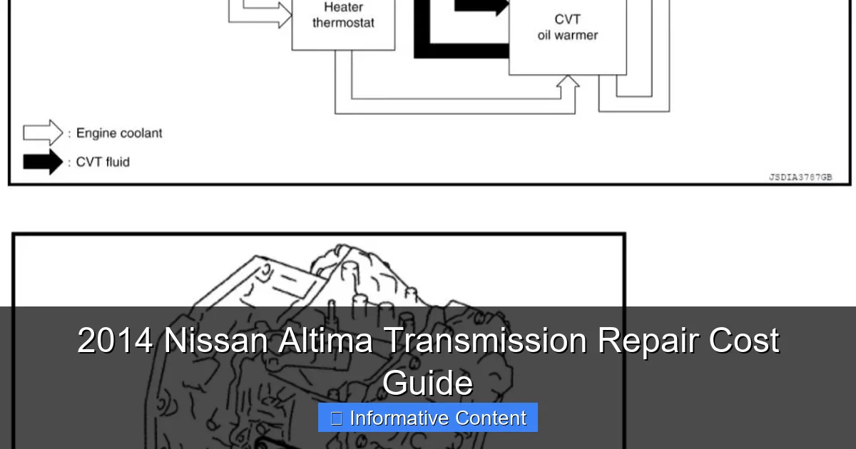 2014 Nissan Altima Transmission Repair Cost Guide