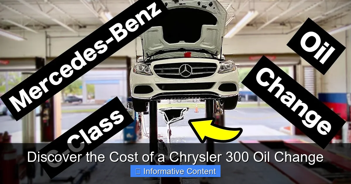 Discover the Cost of a Chrysler 300 Oil Change