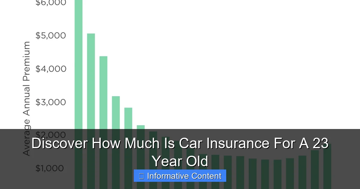 Discover How Much Is Car Insurance For A 23 Year Old