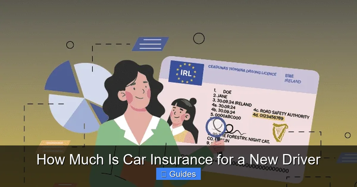 How Much Is Car Insurance for a New Driver