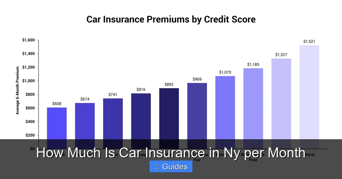 How Much Is Car Insurance in Ny per Month