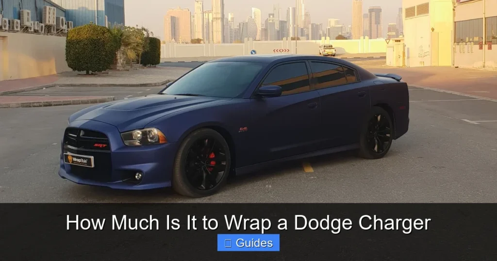 How Much Is It to Wrap a Dodge Charger
