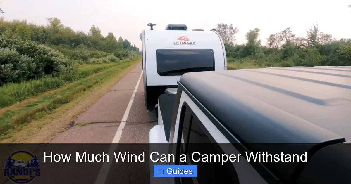 How Much Wind Can a Camper Withstand