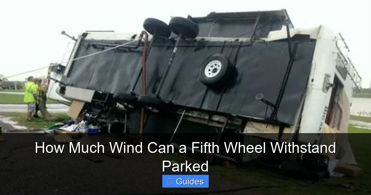 How Much Wind Can a Fifth Wheel Withstand Parked