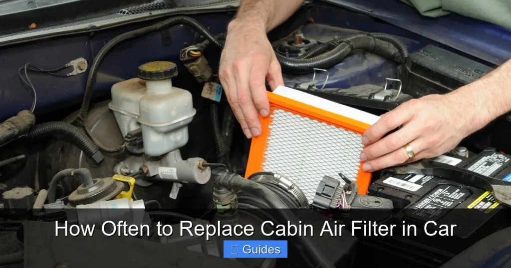 How Often to Replace Cabin Air Filter in Car