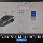 How to Adjust Side Mirrors in Tesla Model 3
