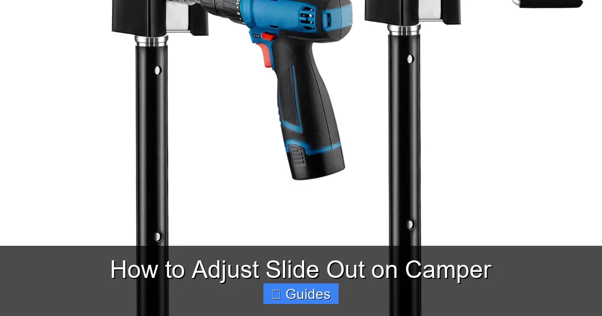 How to Adjust Slide Out on Camper