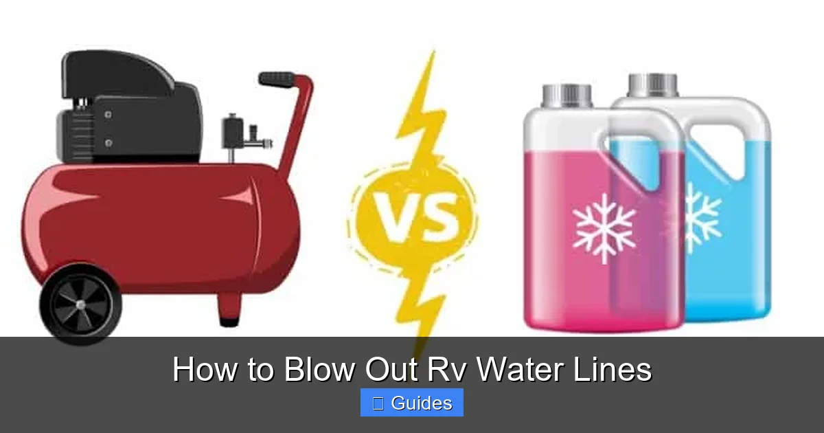 How to Blow Out Rv Water Lines