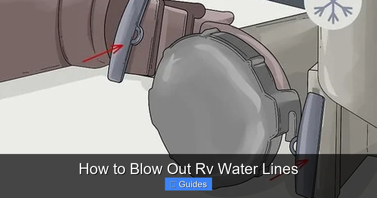 How to Blow Out Rv Water Lines