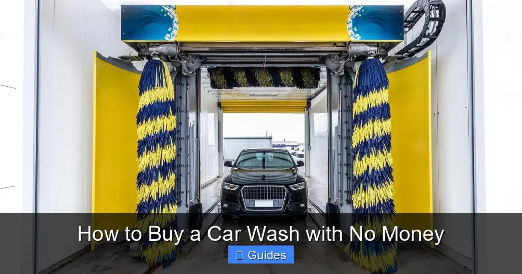 How to Buy a Car Wash with No Money