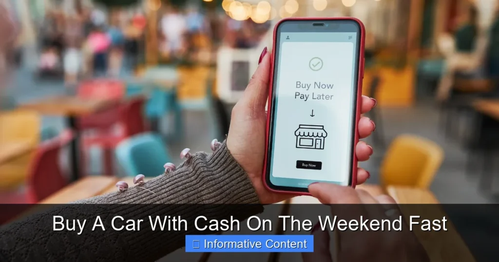 Buy A Car With Cash On The Weekend Fast