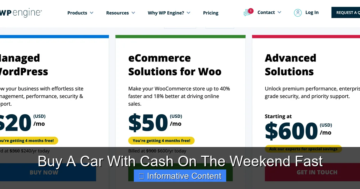 Buy A Car With Cash On The Weekend Fast