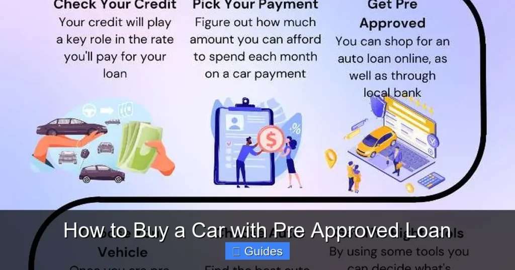 How to Buy a Car with Pre Approved Loan