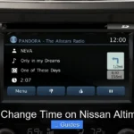 How to Change Time on Nissan Altima 2013