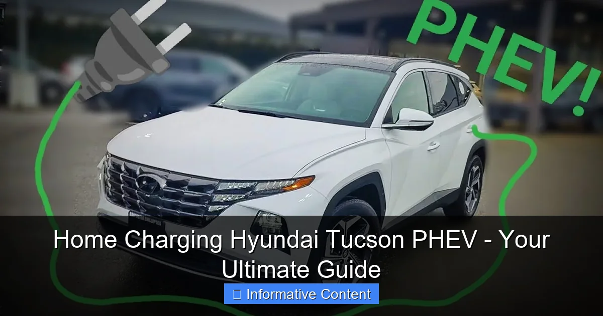 Home Charging Hyundai Tucson PHEV - Your Ultimate Guide