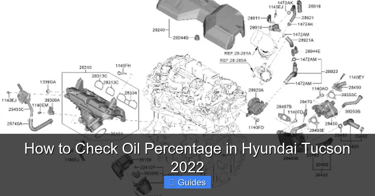 How to Check Oil Percentage in Hyundai Tucson 2022