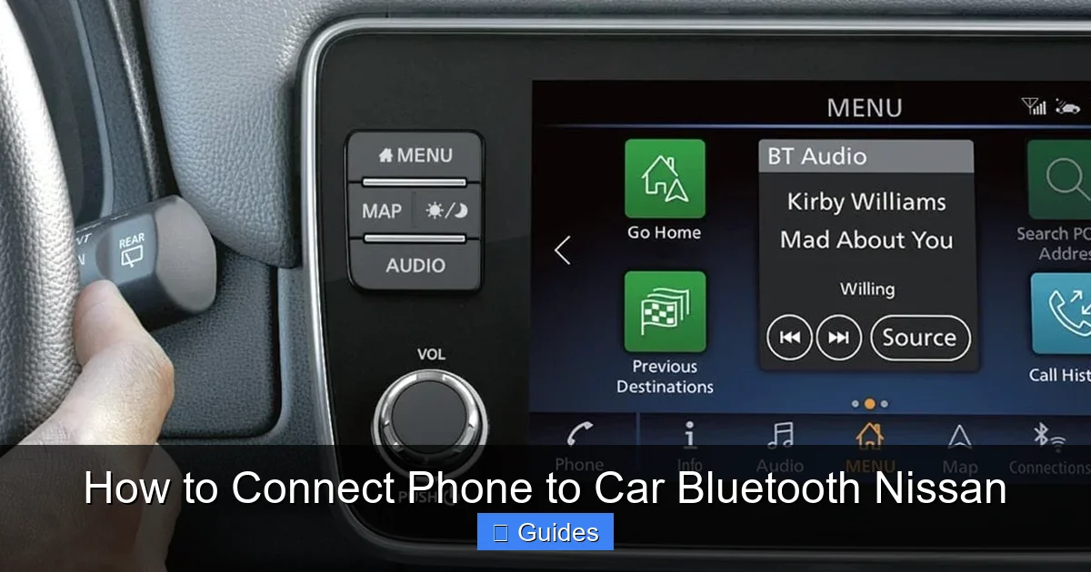 How to Connect Phone to Car Bluetooth Nissan