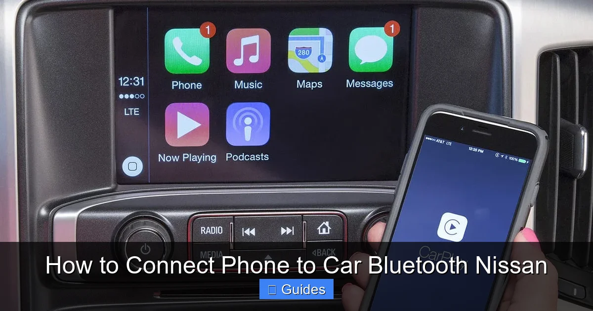 How to Connect Phone to Car Bluetooth Nissan