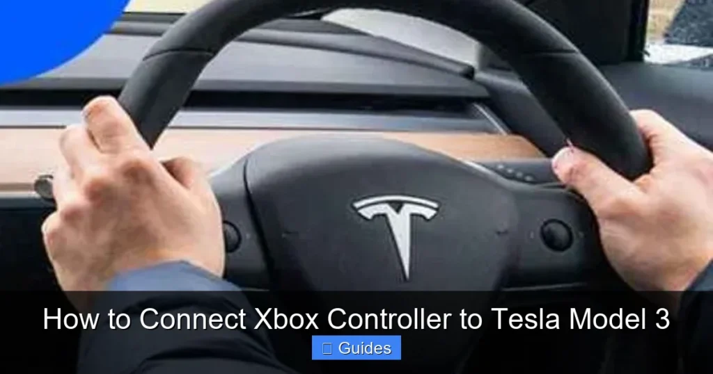 How to Connect Xbox Controller to Tesla Model 3