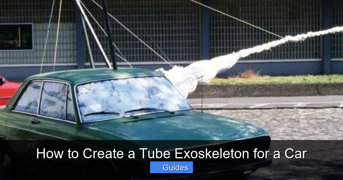 How to Create a Tube Exoskeleton for a Car
