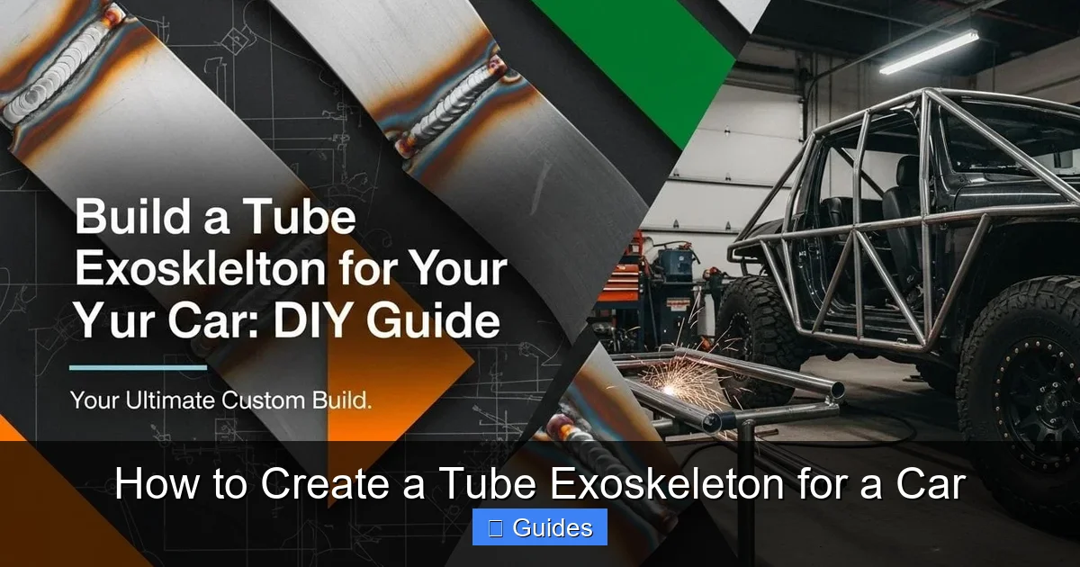 How to Create a Tube Exoskeleton for a Car