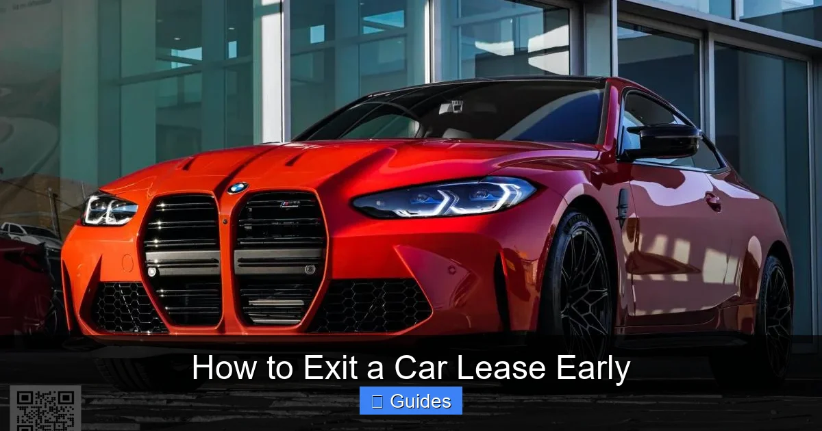 How to Exit a Car Lease Early