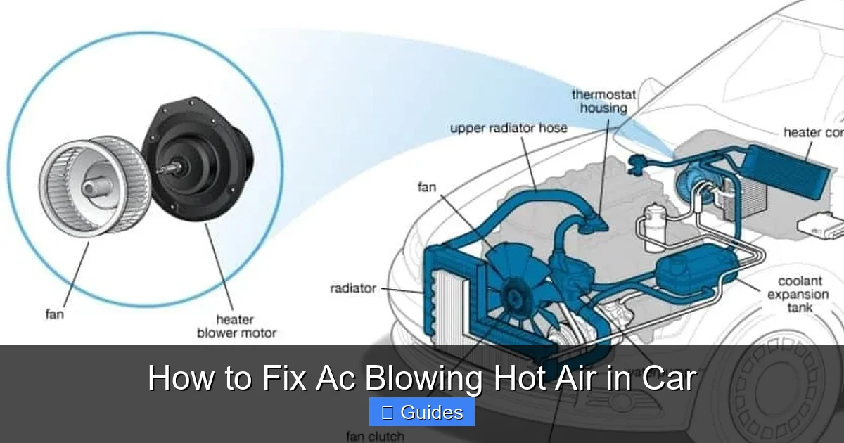How to Fix Ac Blowing Hot Air in Car