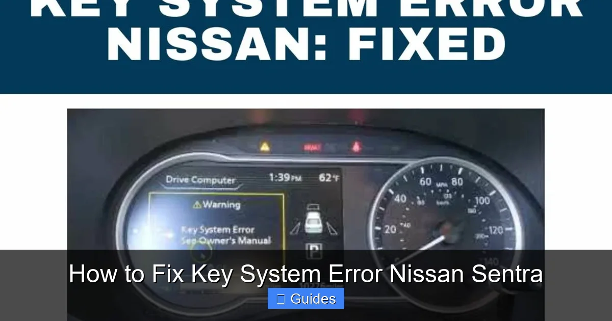 How to Fix Key System Error Nissan Sentra