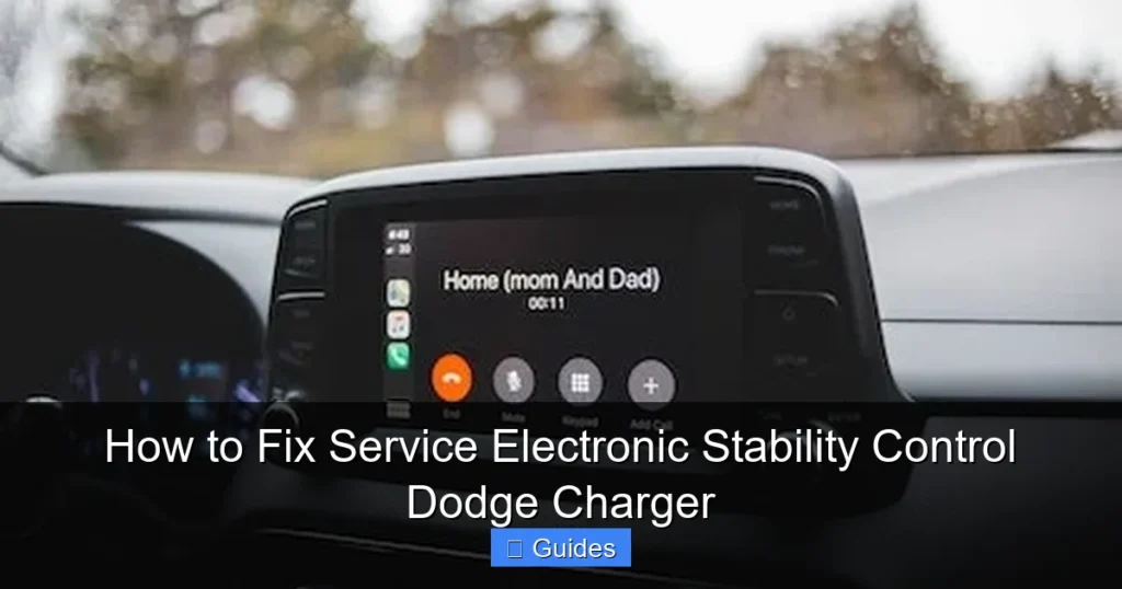 How to Fix Service Electronic Stability Control Dodge Charger