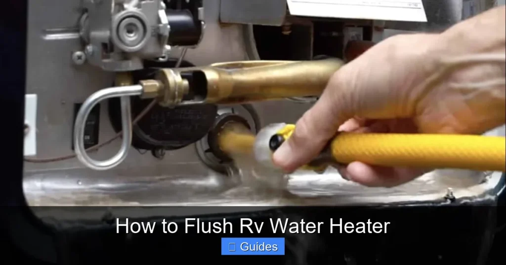How to Flush Rv Water Heater