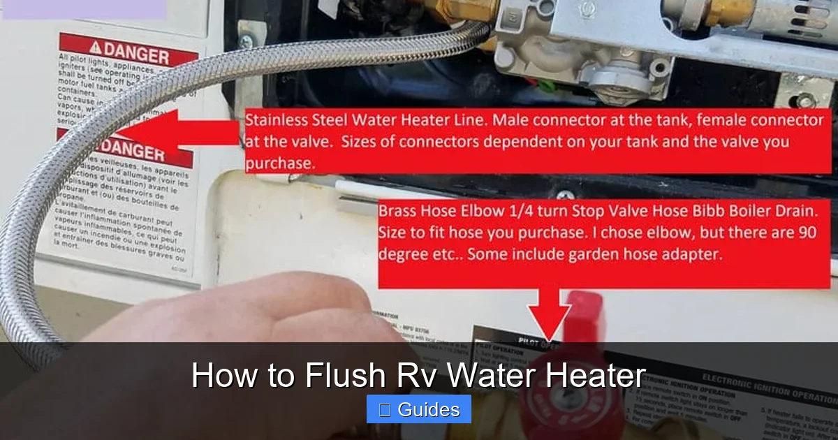 How to Flush Rv Water Heater